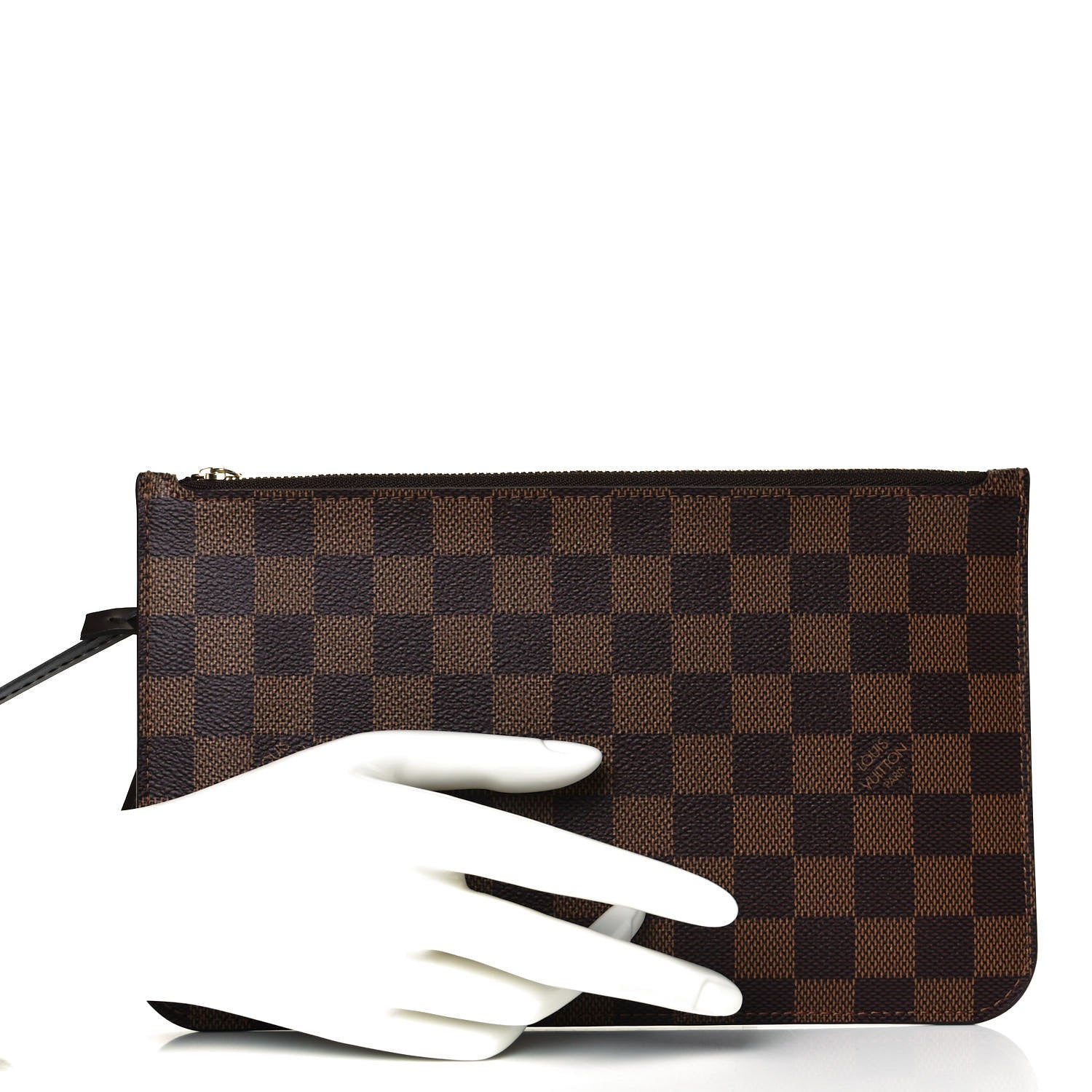Louis Vuitton Damier Ebene Neverfull MM GM Pochette 2 of 7