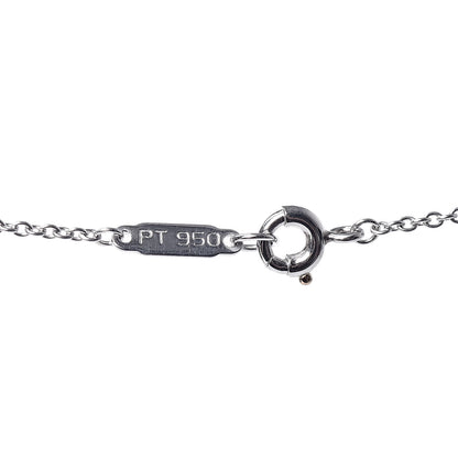 Tiffany Platinum Diamond Small Cross Pendant Necklace 5 of 6