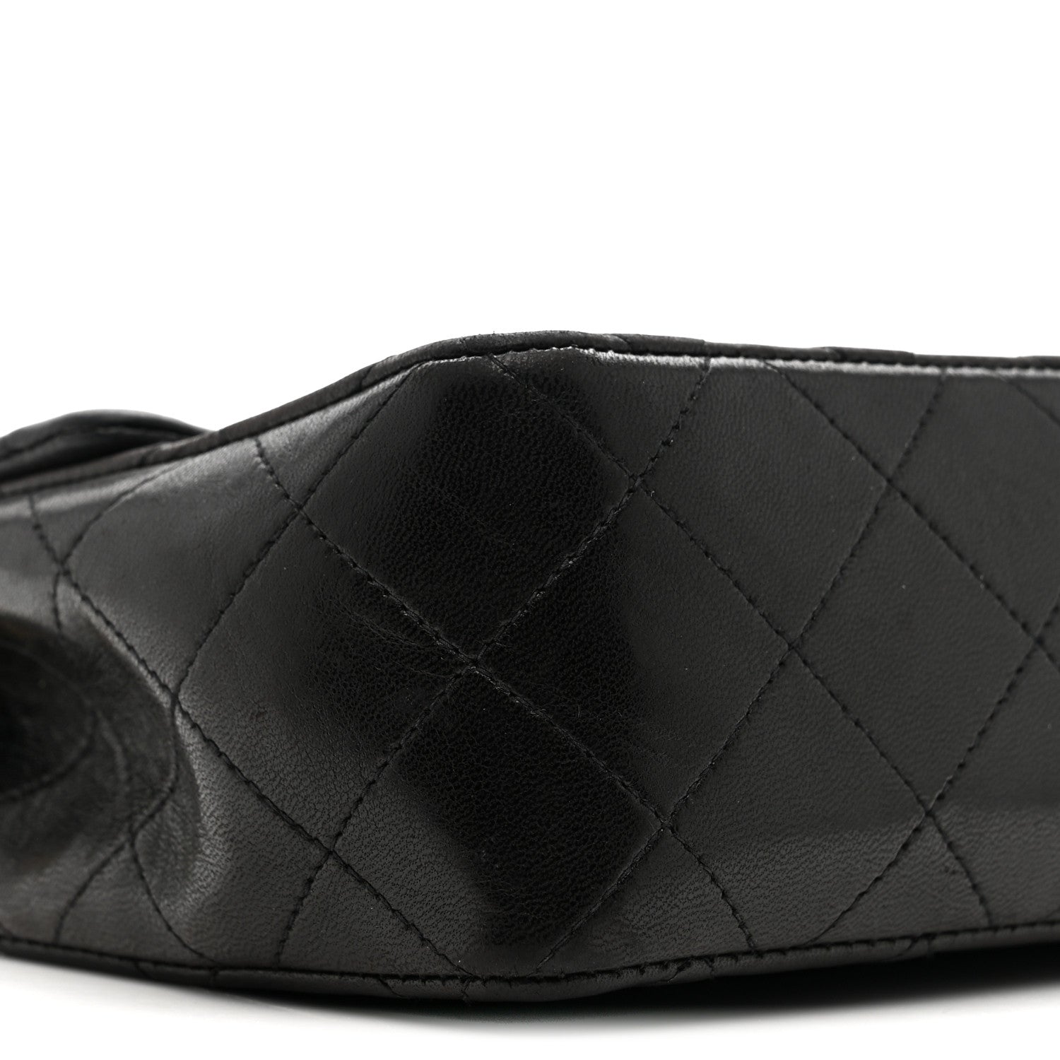 Chanel Lambskin Quilted Mini Square Flap Black 10 of 16