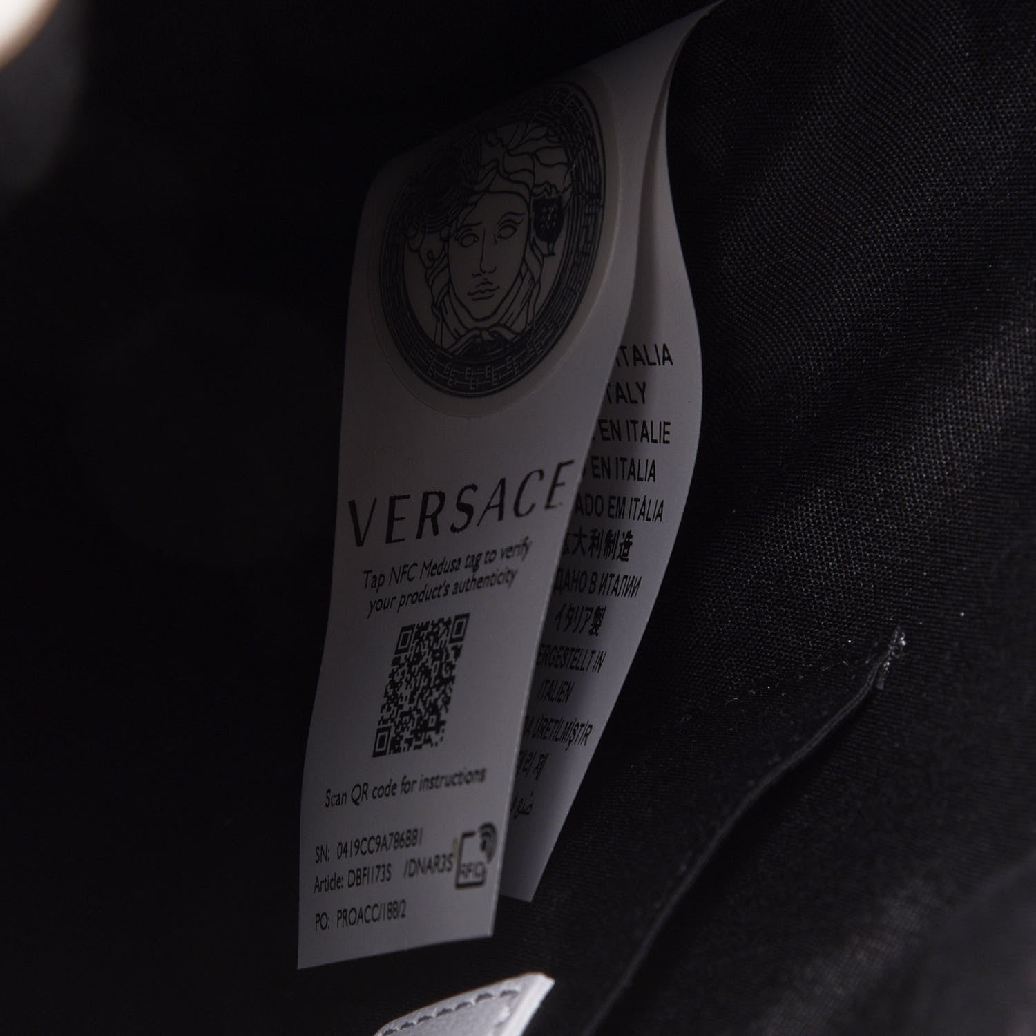 Versace Nappa Quilted Medusa Bucket Bag White 7 of 12
