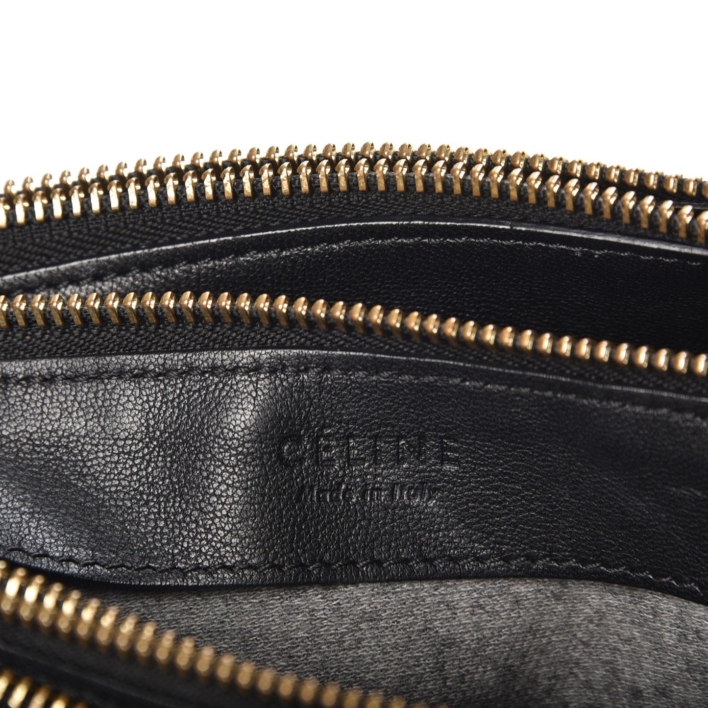 Lambskin Large Trio Crossbody Bag Black