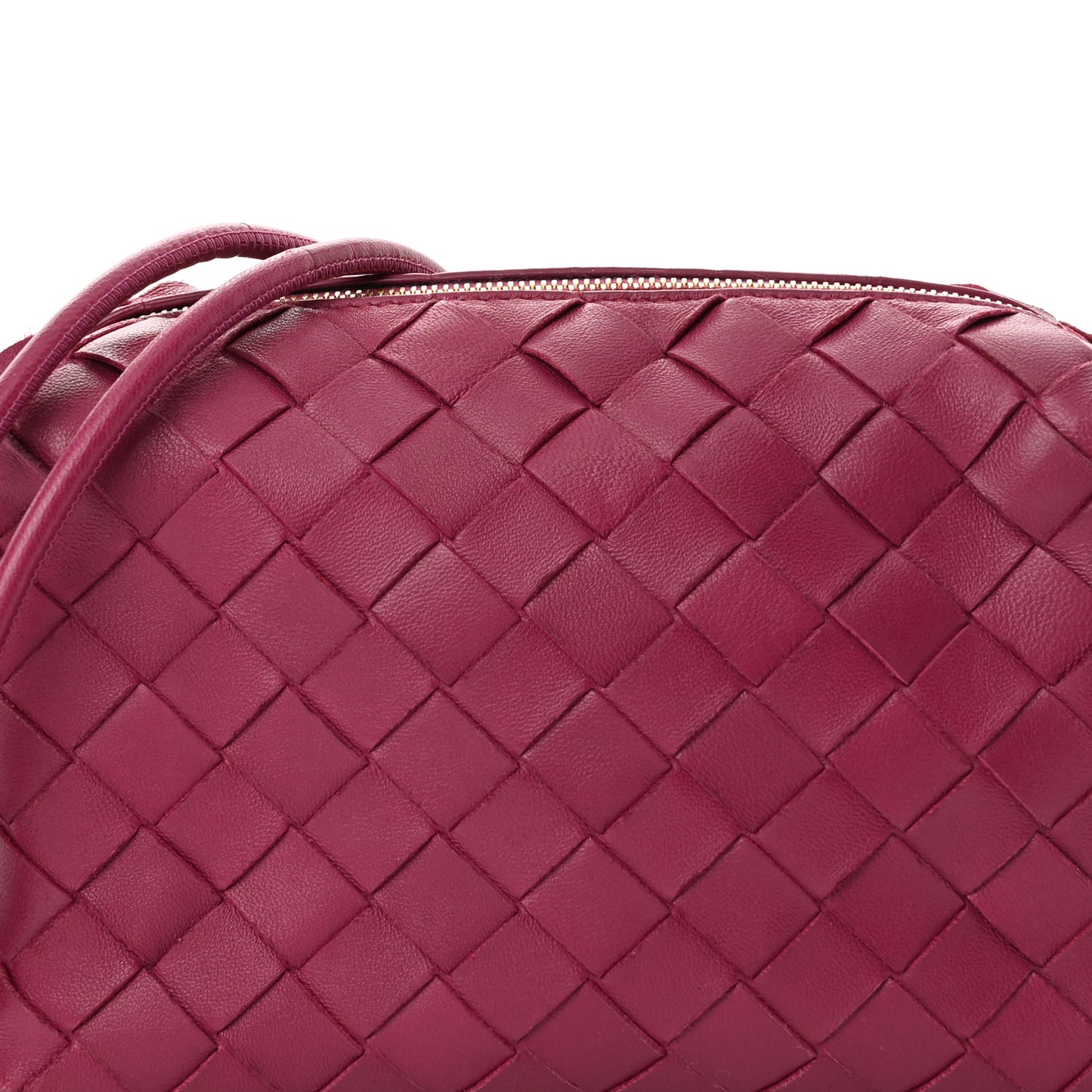 Nappa Intrecciato Mini Loop Camera Bag Cinnabar