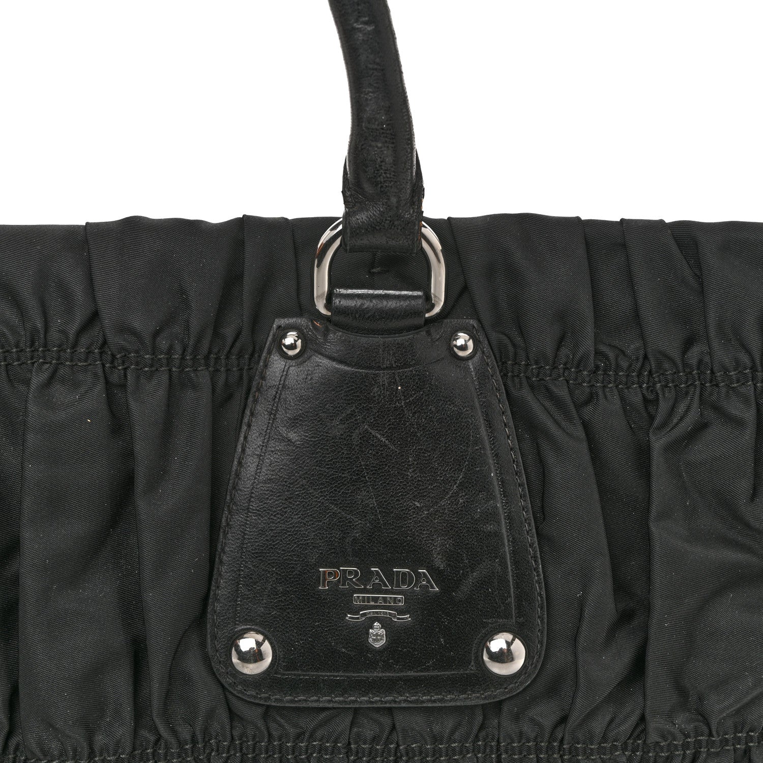 Prada Tessuto Nylon Gaufre Tote Black 11 of 14