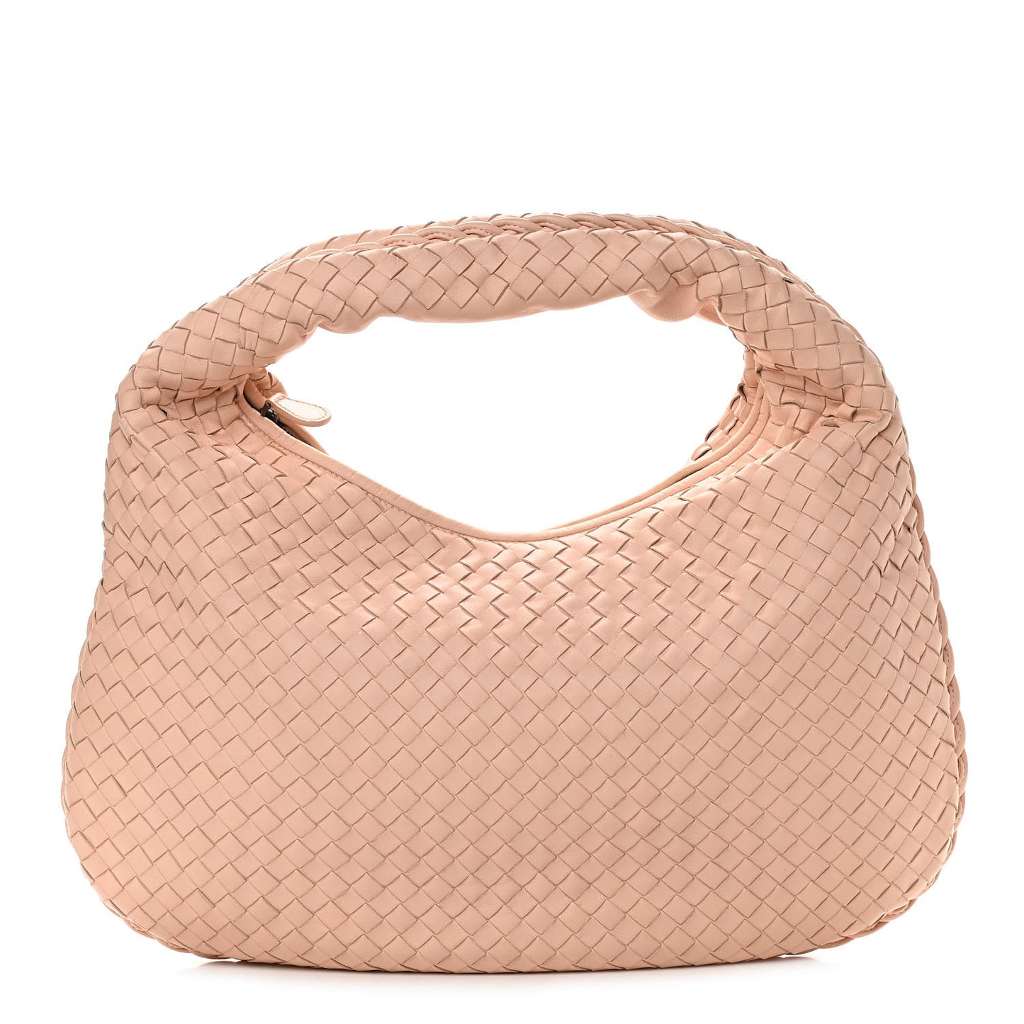 Nappa Intrecciato Medium Veneta Hobo Flamingo