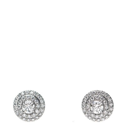 Tiffany Platinum Diamond .60ctw Soleste Earrings 1 of 5