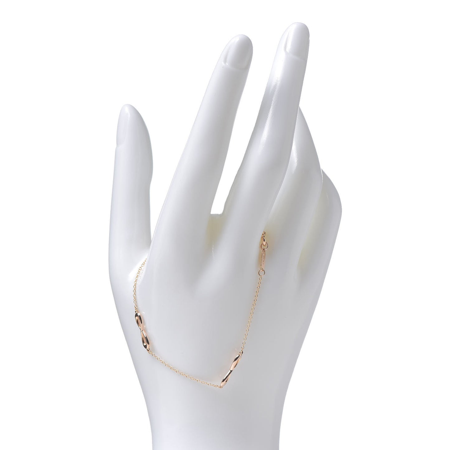 18K Rose Gold Infinity Endless Bracelet