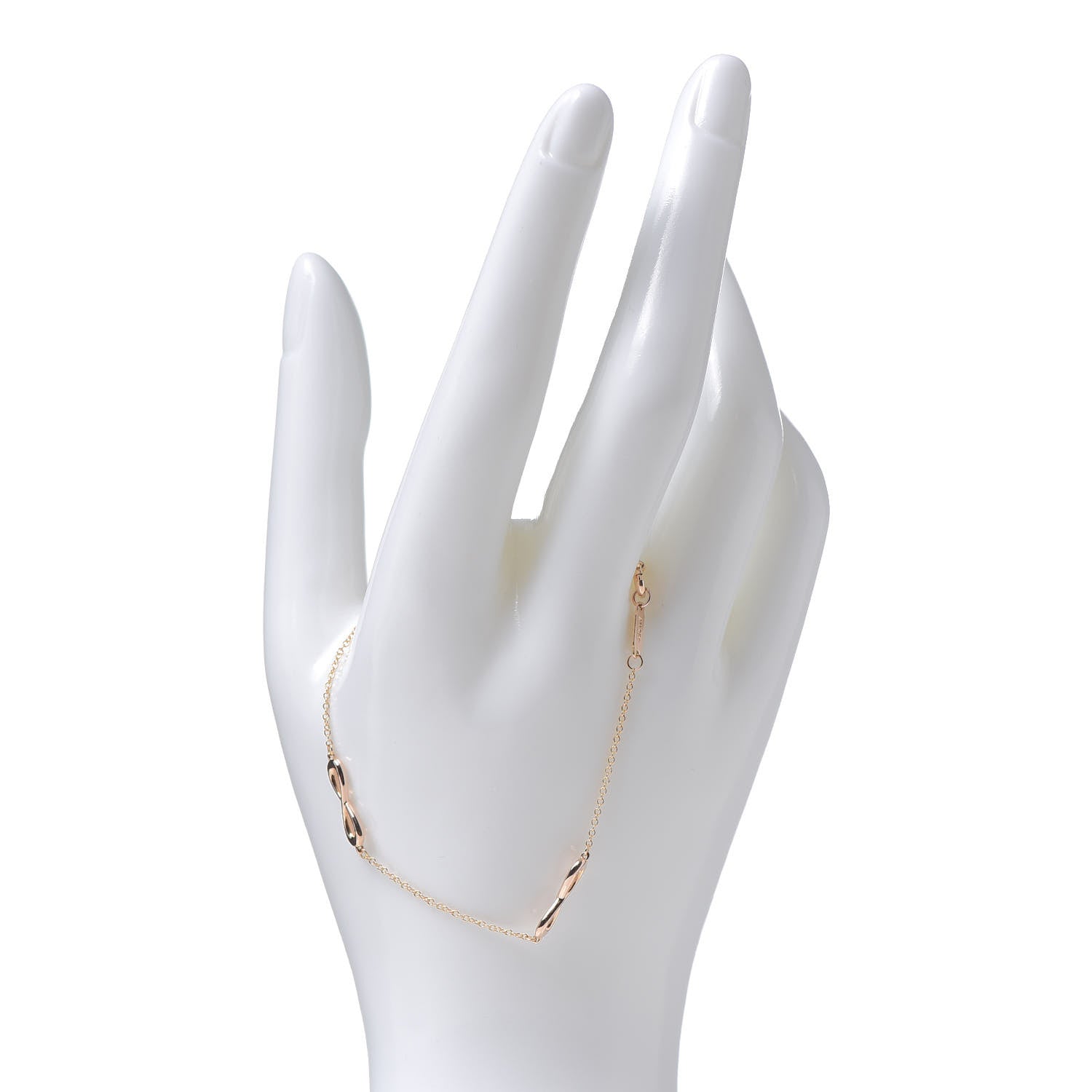Tiffany 18K Rose Gold Infinity Endless Bracelet 2 of 6
