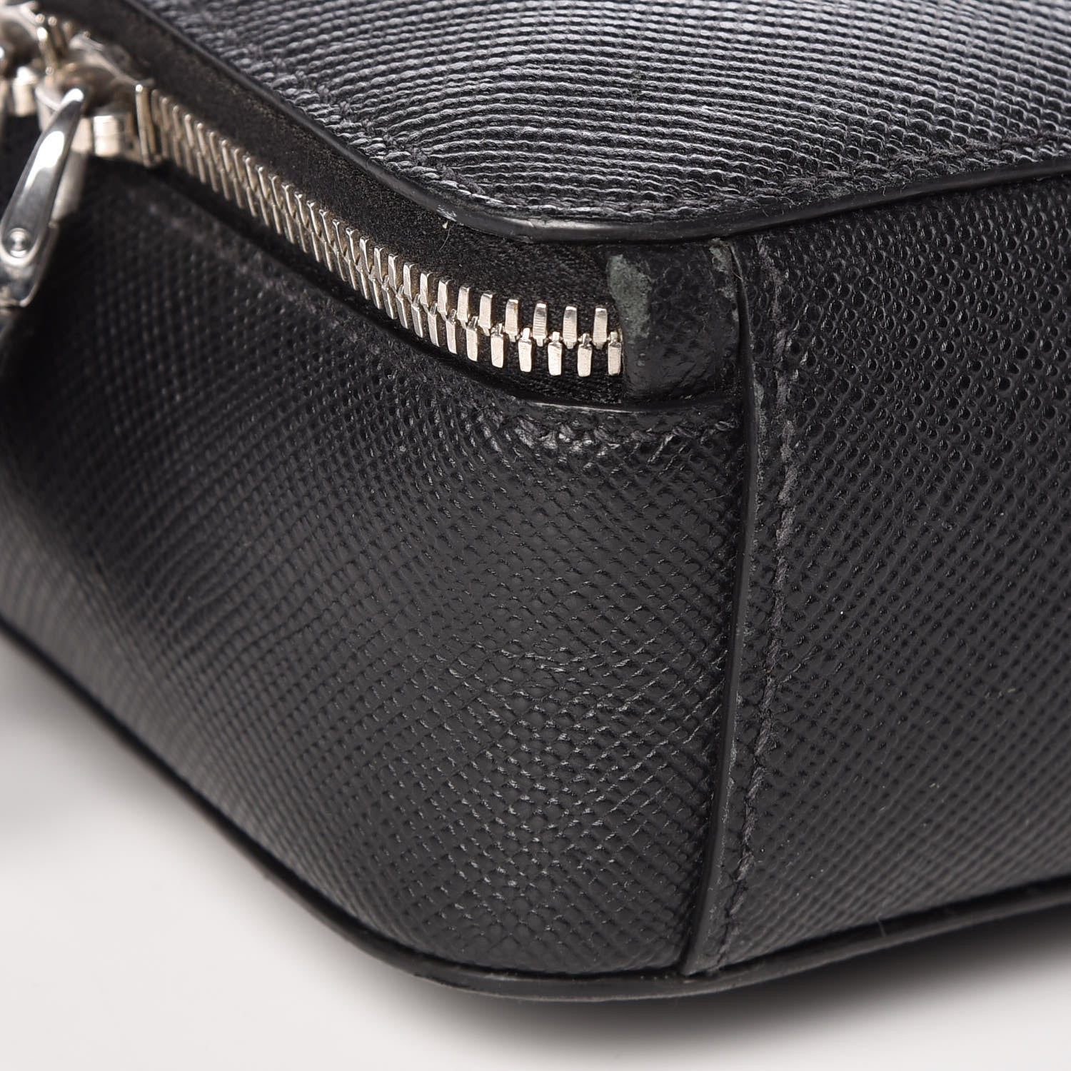 Prada Saffiano Cuir Briefcase Black 10 of 14