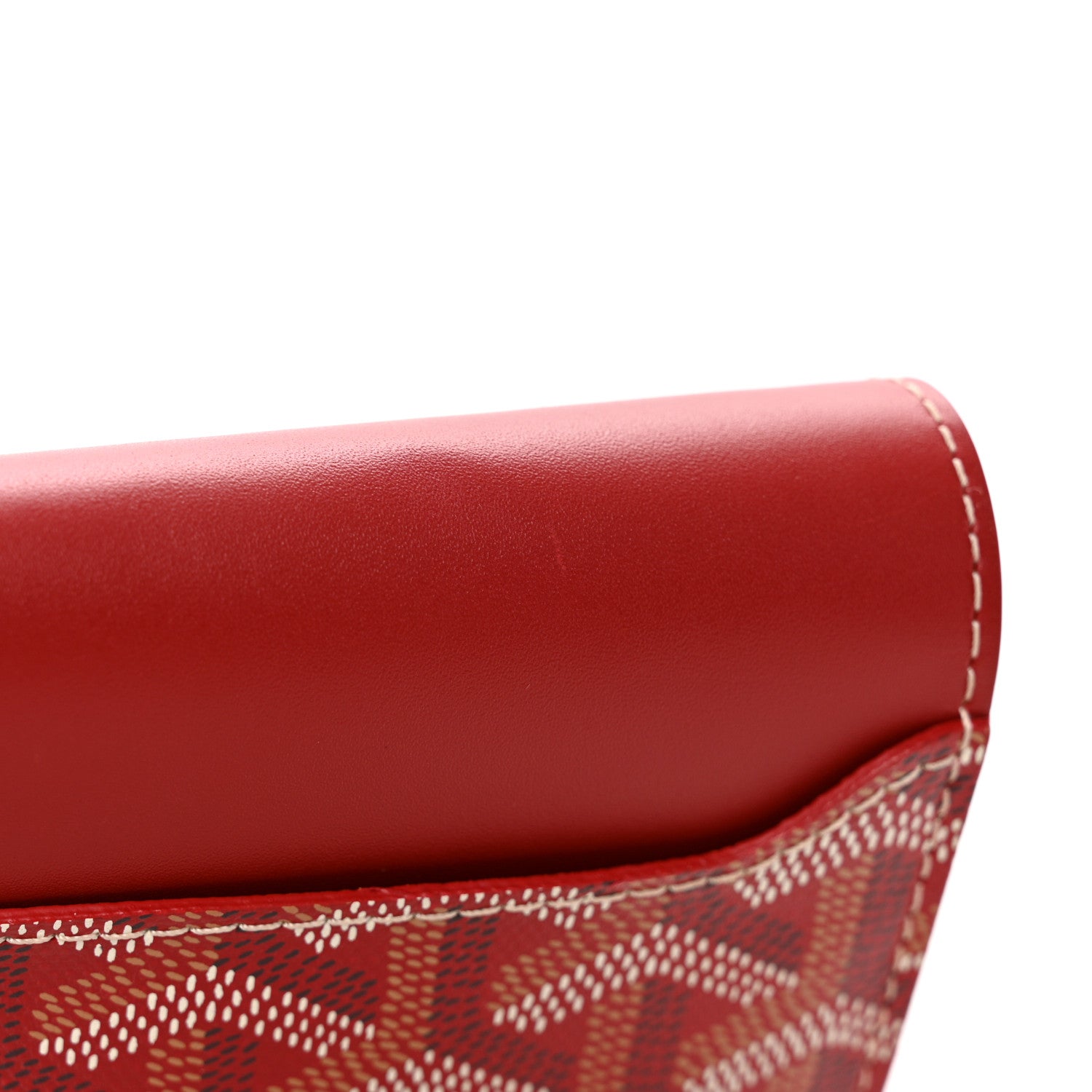 Goyard Goyardine Saint-Gabriel Compact Wallet Red 9 of 9