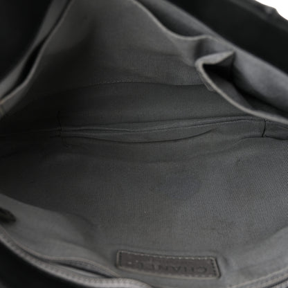 Chanel Calfskin Coco Pleats Messenger Flap Black 5 of 10