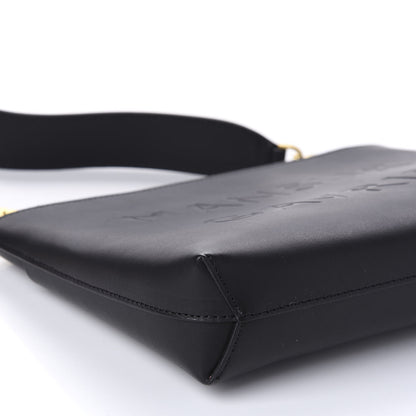 Mansur Gavriel Calfskin Logo Debossed Bag Black 6 of 9
