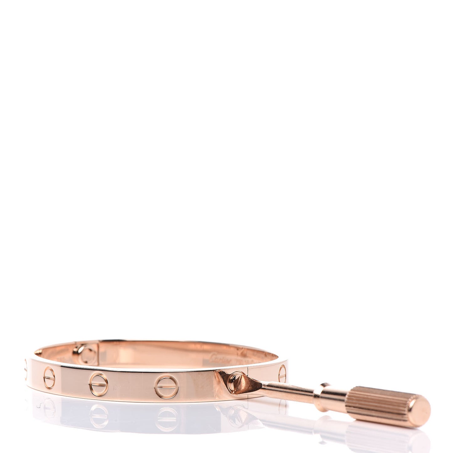 18K Pink Gold LOVE Bracelet 16