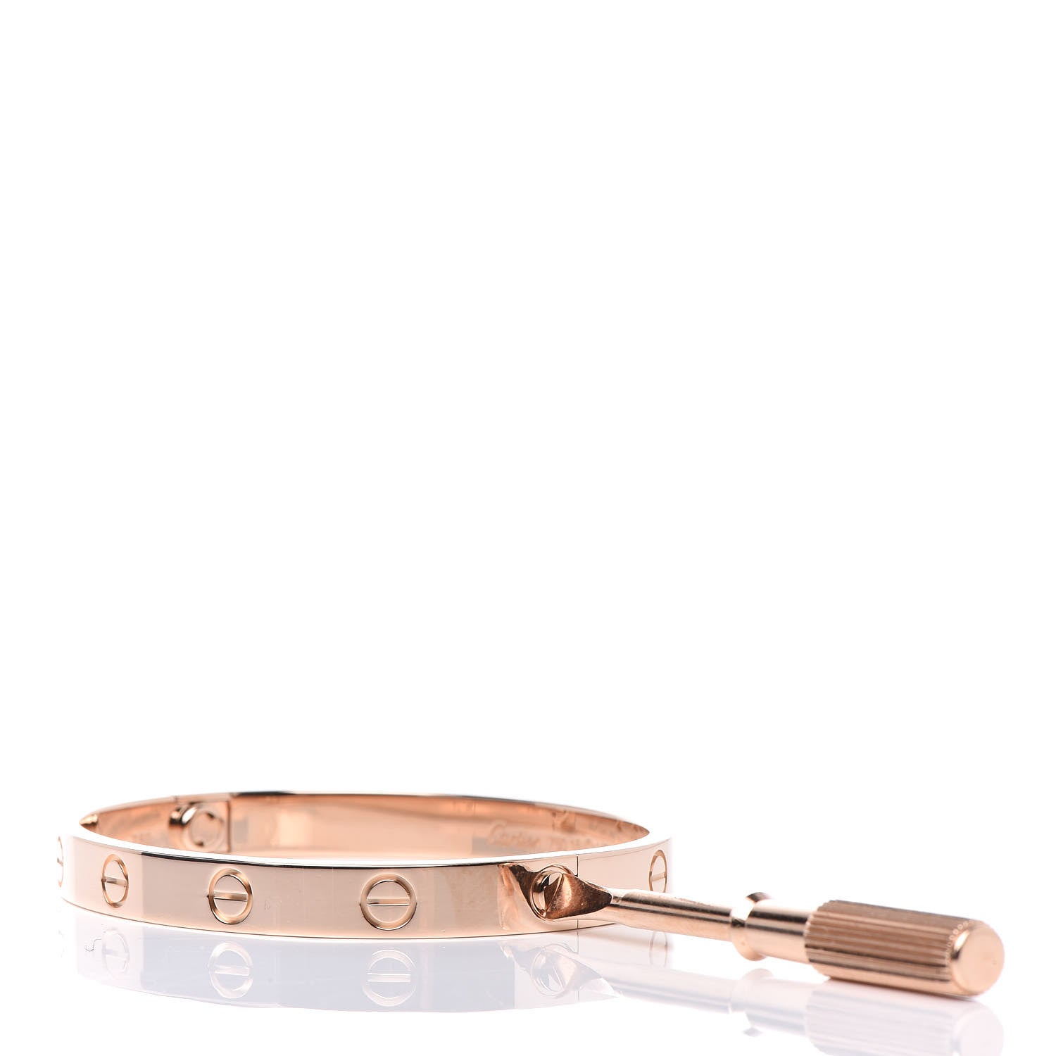 Cartier 18K Pink Gold LOVE Bracelet 16 4 of 8