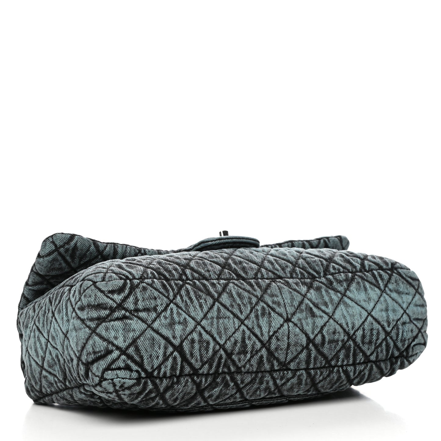 Denim Quilted Denimpression Flap Blue Black