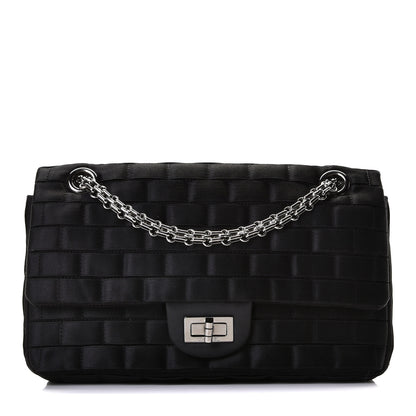 Chanel Satin Ribbon Reissue Flap Black 1 of 8