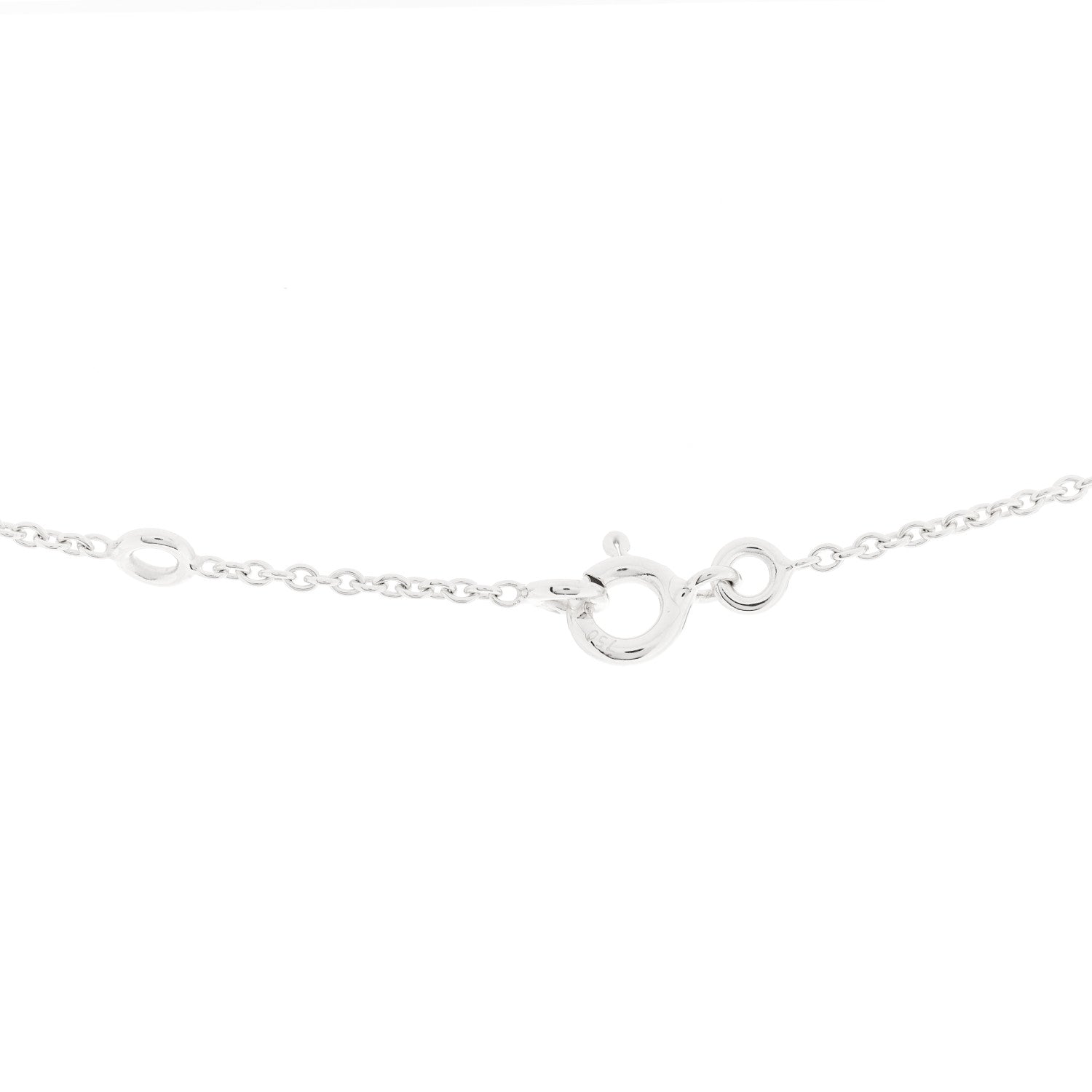 Hermes 18K White Gold Diamond PM Chaine d'Ancre Enchainee Necklace 4 of 6