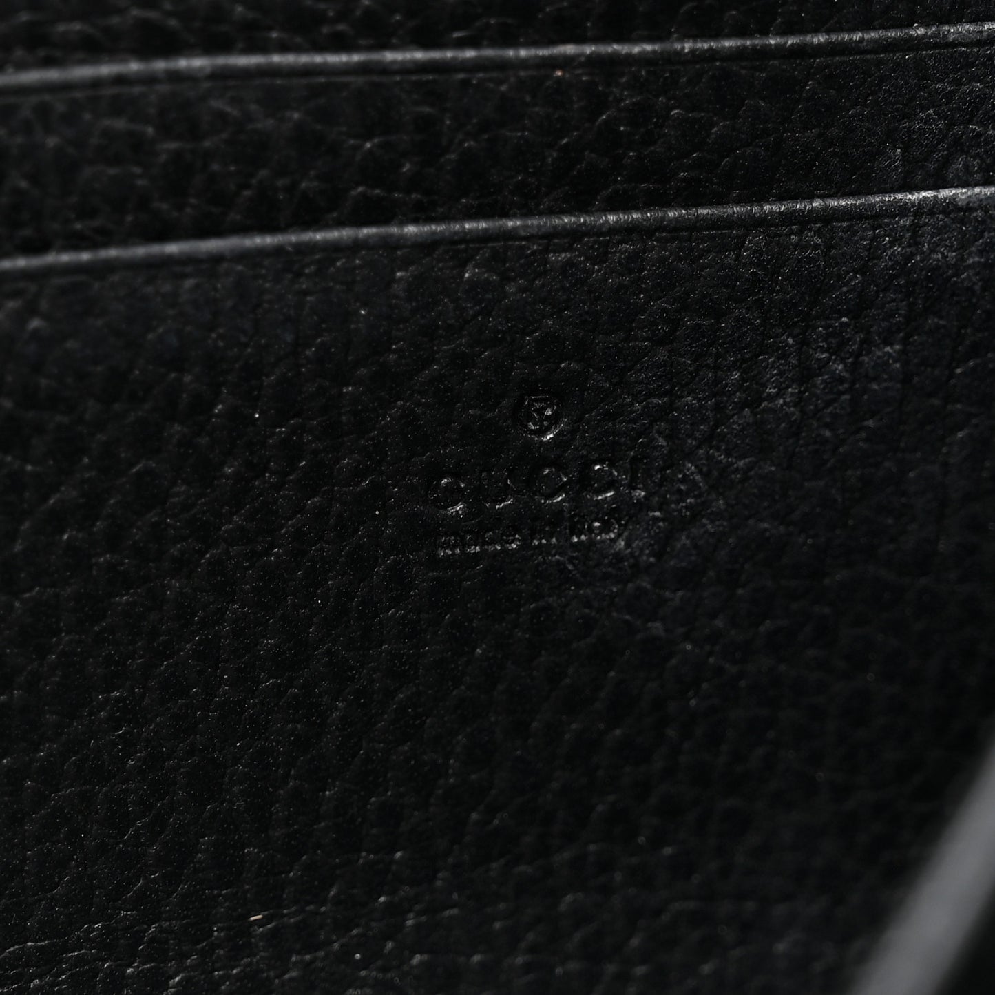 Calfskin Mini Dionysus Chain Wallet Black