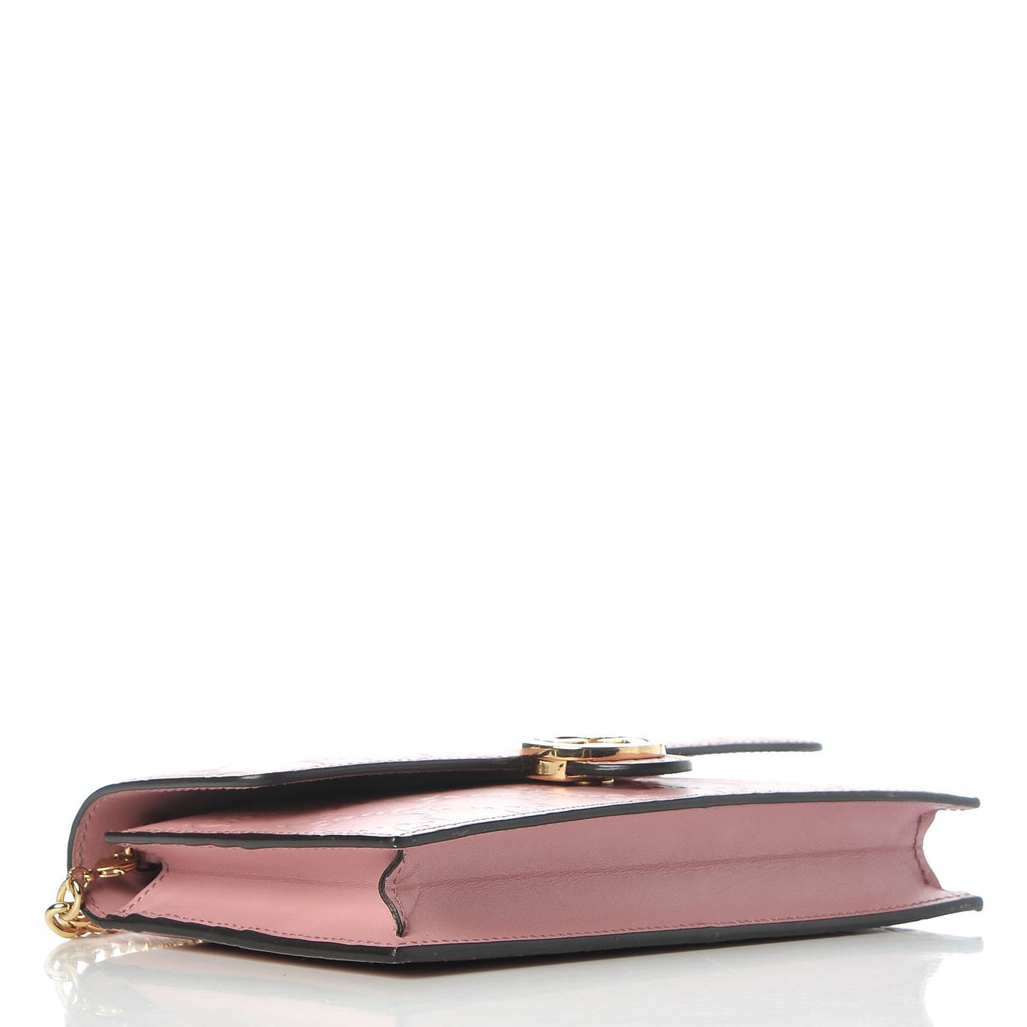 Guccissima Icon Chain Wallet Carmine Rose
