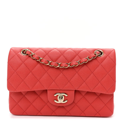 Chanel Caviar Quilted Small Double Flap Red Red 1 of 10