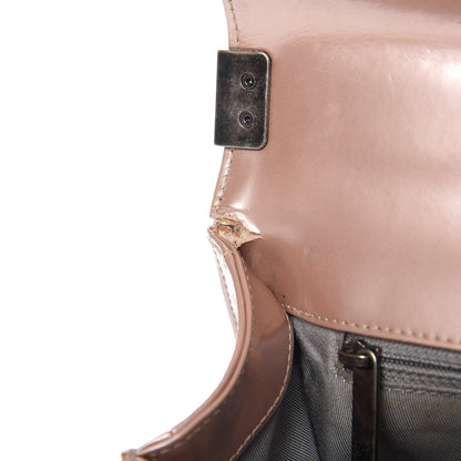 Chanel Iridescent Glazed Calfskin Medium Boy Flap Light Pink 12 of 13