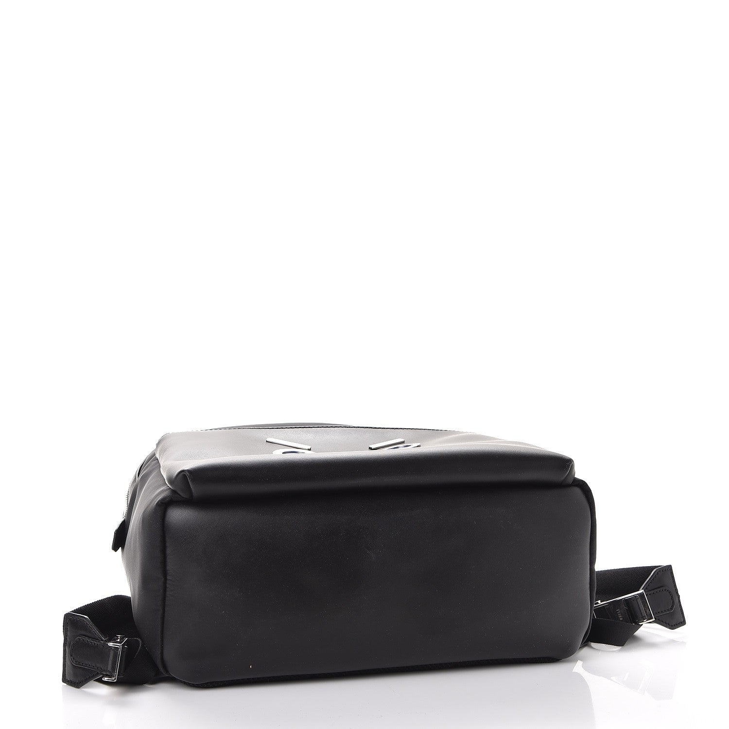 Fendi Nylon Vitello Liberty Face No Words Backpack Black 4 of 16