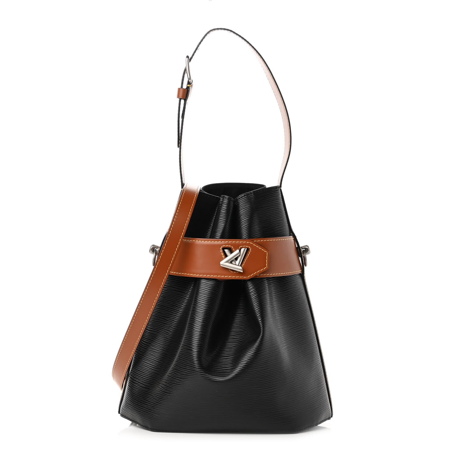 Louis Vuitton Epi Twist Bucket Black 3 of 8