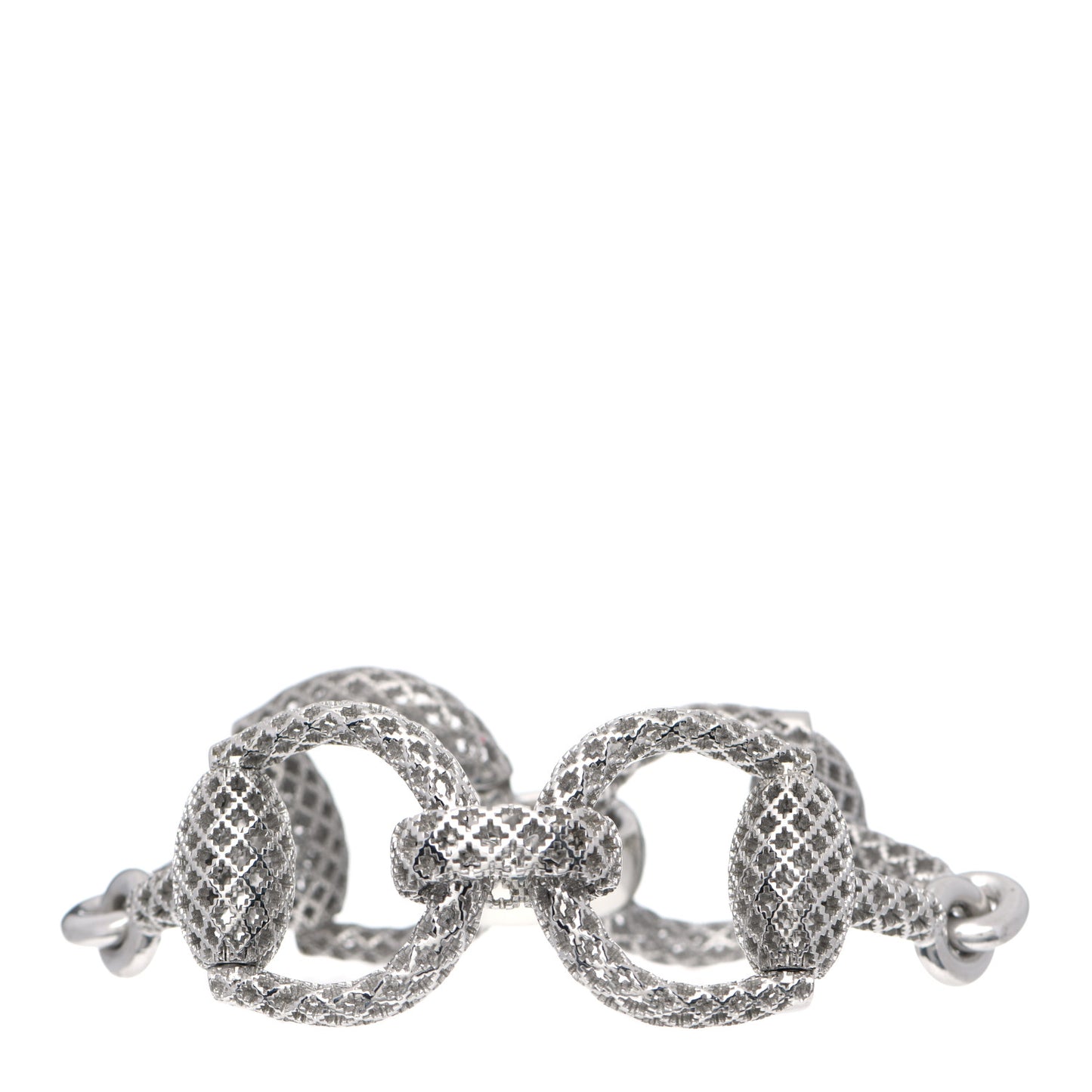 Sterling Silver Horsebit Diamantissima Bracelet