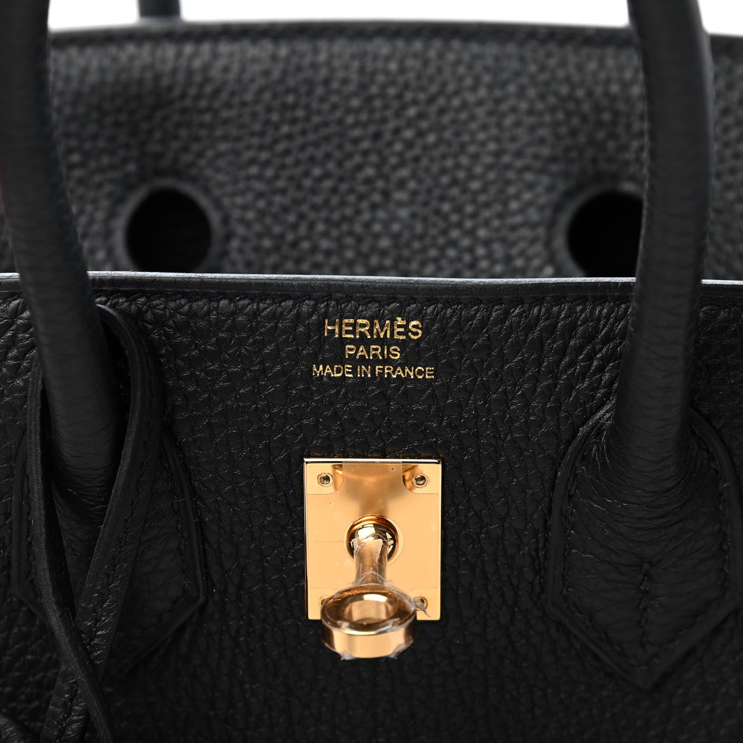 Hermes Togo Birkin 25 Black 8 of 14