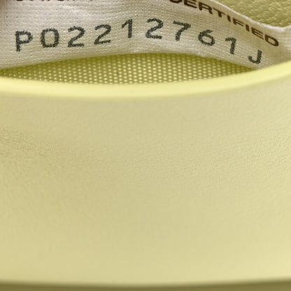 Bottega Veneta Lambskin Maxi Intrecciato Bill Pouch Lemon Washed 8 of 8