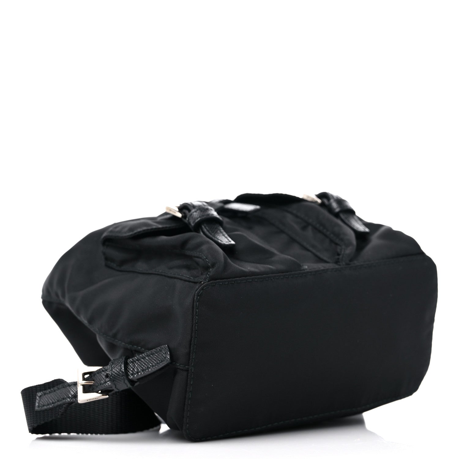 Prada Nylon Vela Mini Crossbody Backpack Black 4 of 9