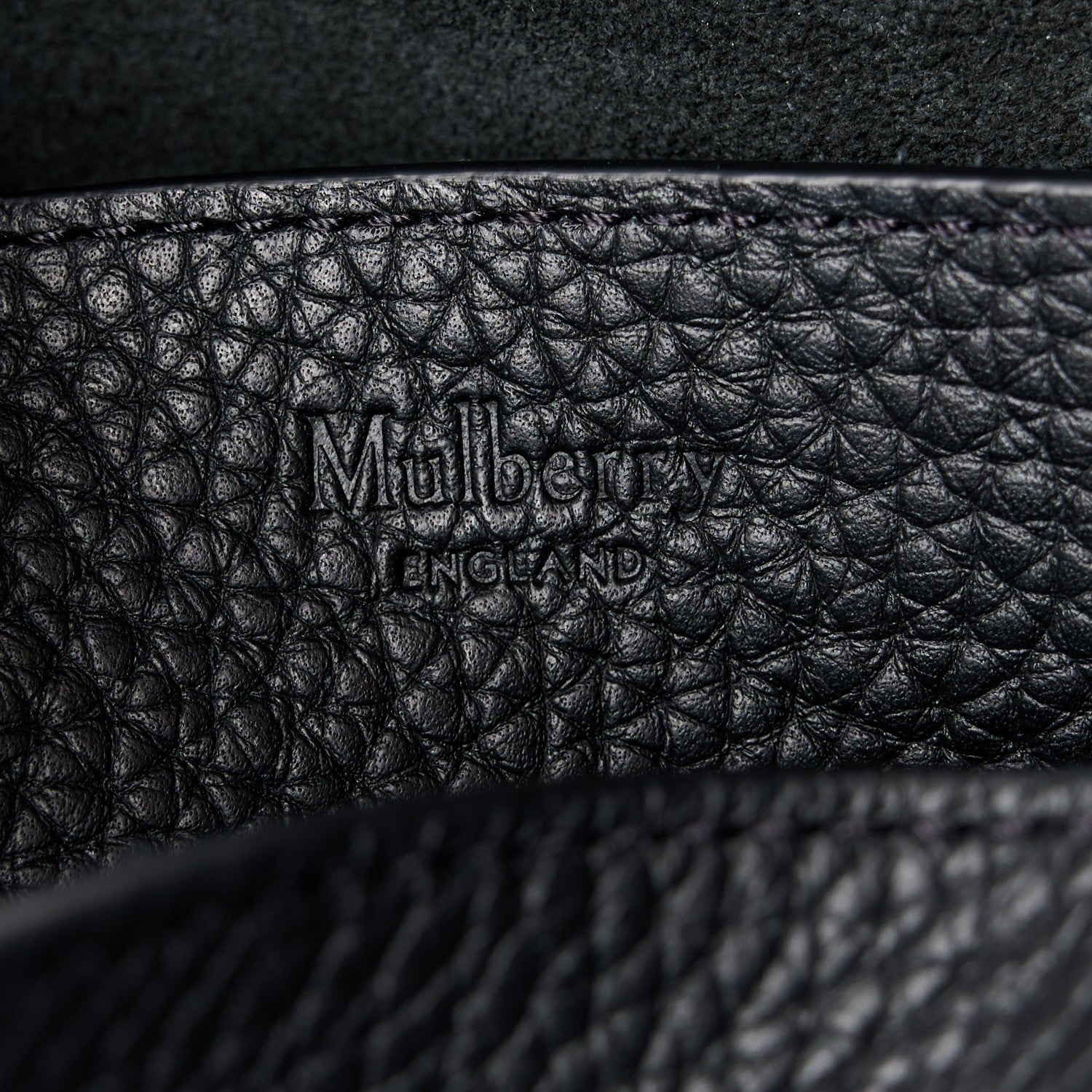 Mulberry Heavy Grain Oversized Alexa Black 6 of 10