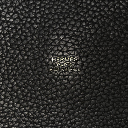 Hermes Taurillon Clemence Picotin Lock 26 GM Black 6 of 14