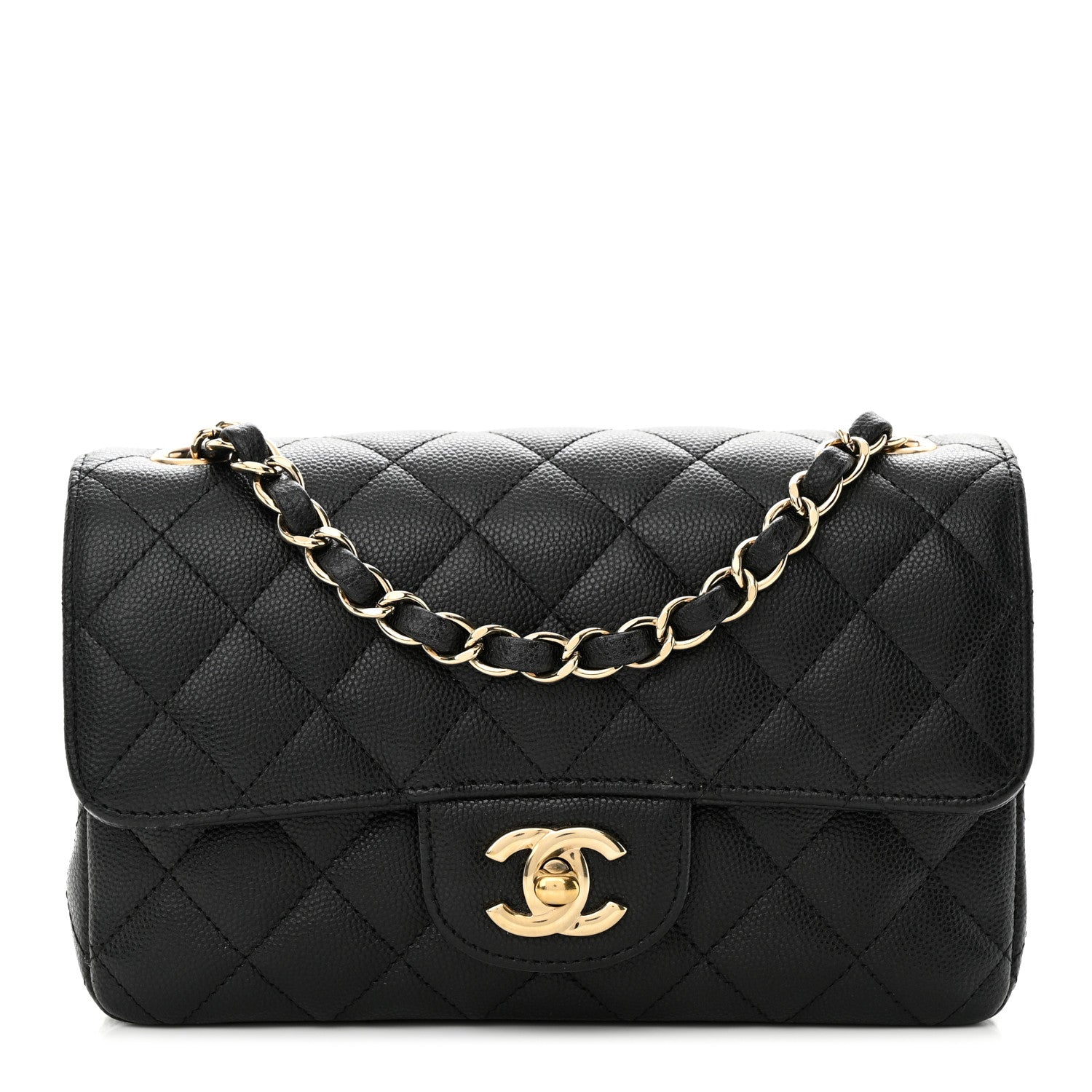 Chanel Caviar Quilted Mini Rectangular Flap Black 1 of 10