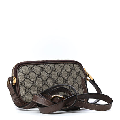 Gucci GG Supreme Monogram Web Mini Ophidia GG Bag Brown 2 of 4