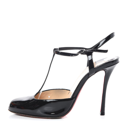 Christian Louboutin Patent Me Pam 100 Pumps 36.5 Black 1 of 15