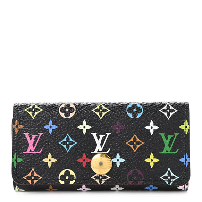Louis Vuitton Monogram Multicolor Multicles 4 Key Holder Black Grenade 1 of 9
