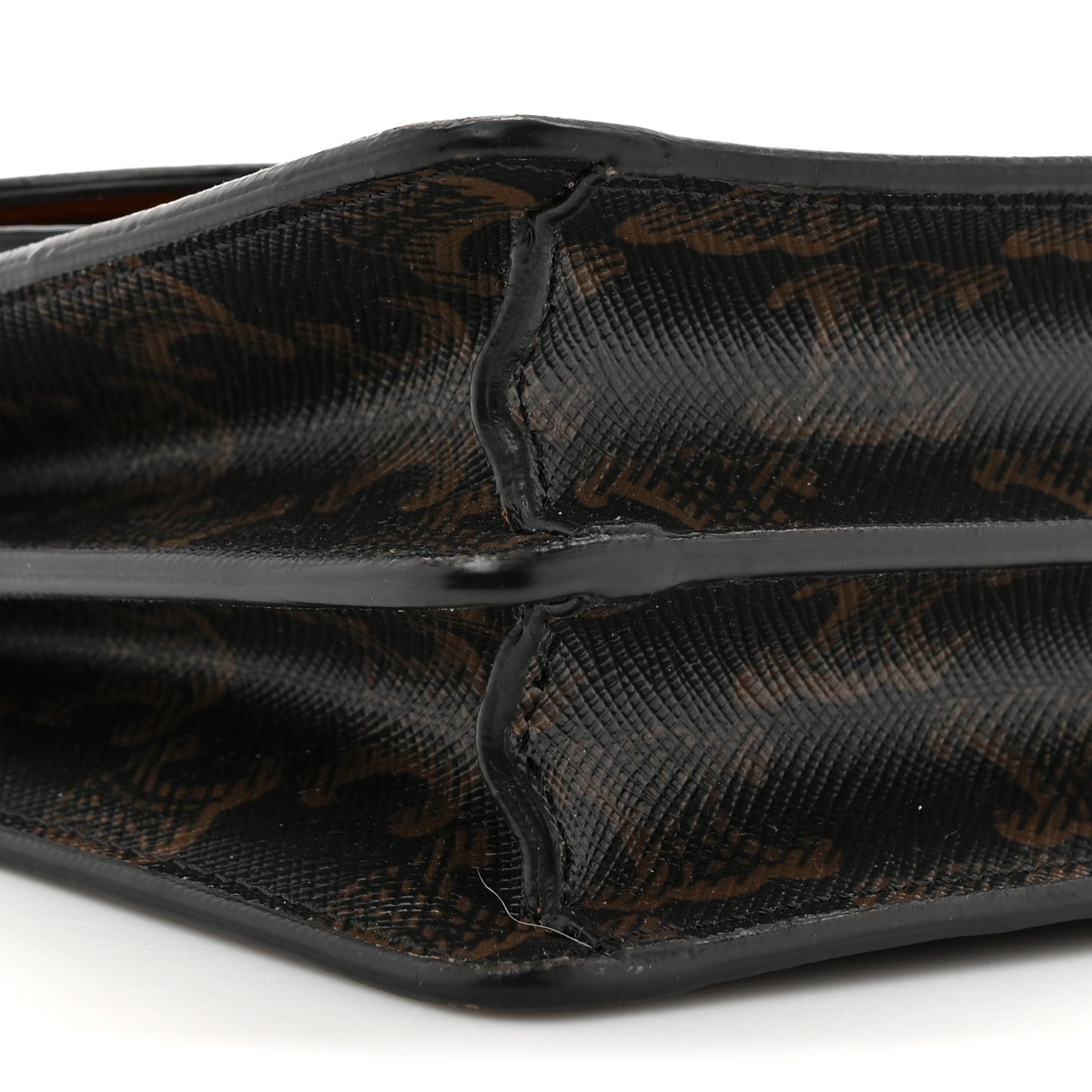 Triomphe Canvas Lambskin Wallet On Strap Tan