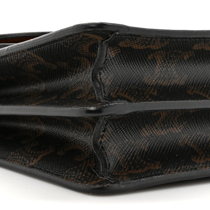 Celine Triomphe Canvas Lambskin Wallet On Strap Tan 10 of 21