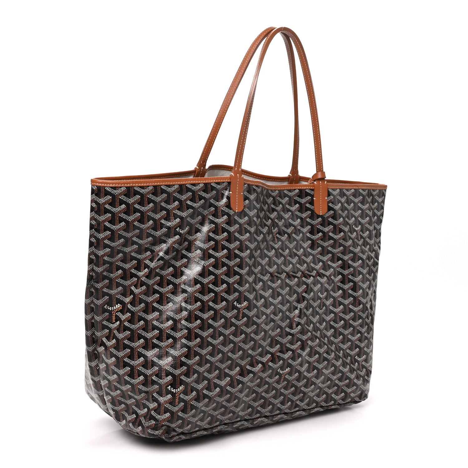 Goyard Goyardine Saint Louis GM Black Gold 3 of 9
