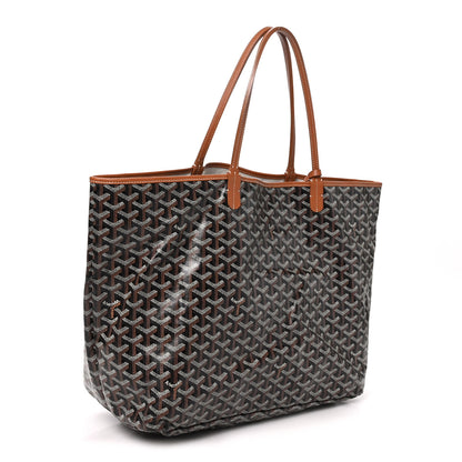 Goyard Goyardine Saint Louis GM Black Gold 3 of 9