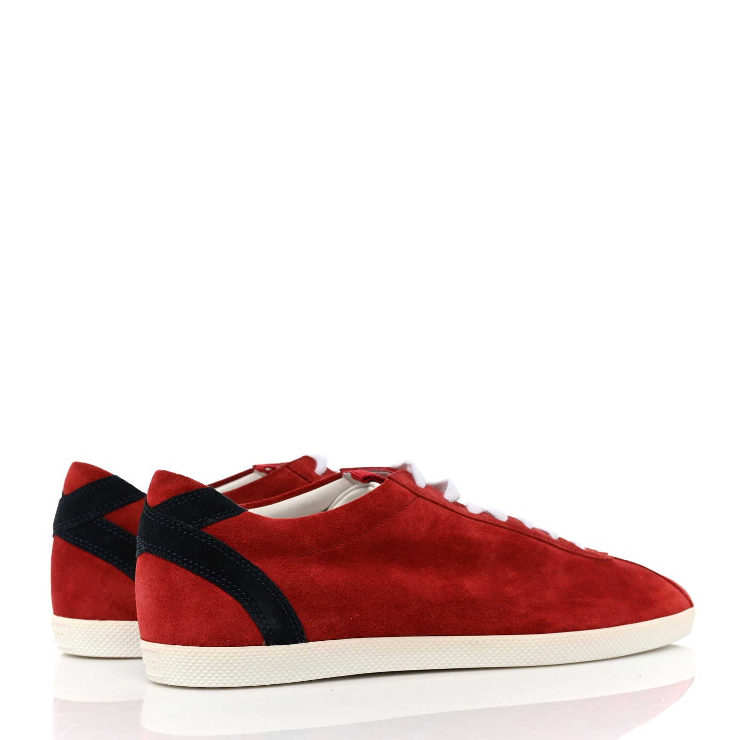 Gucci Suede Mens Softy Tek Sneakers 8 Red 4 of 8