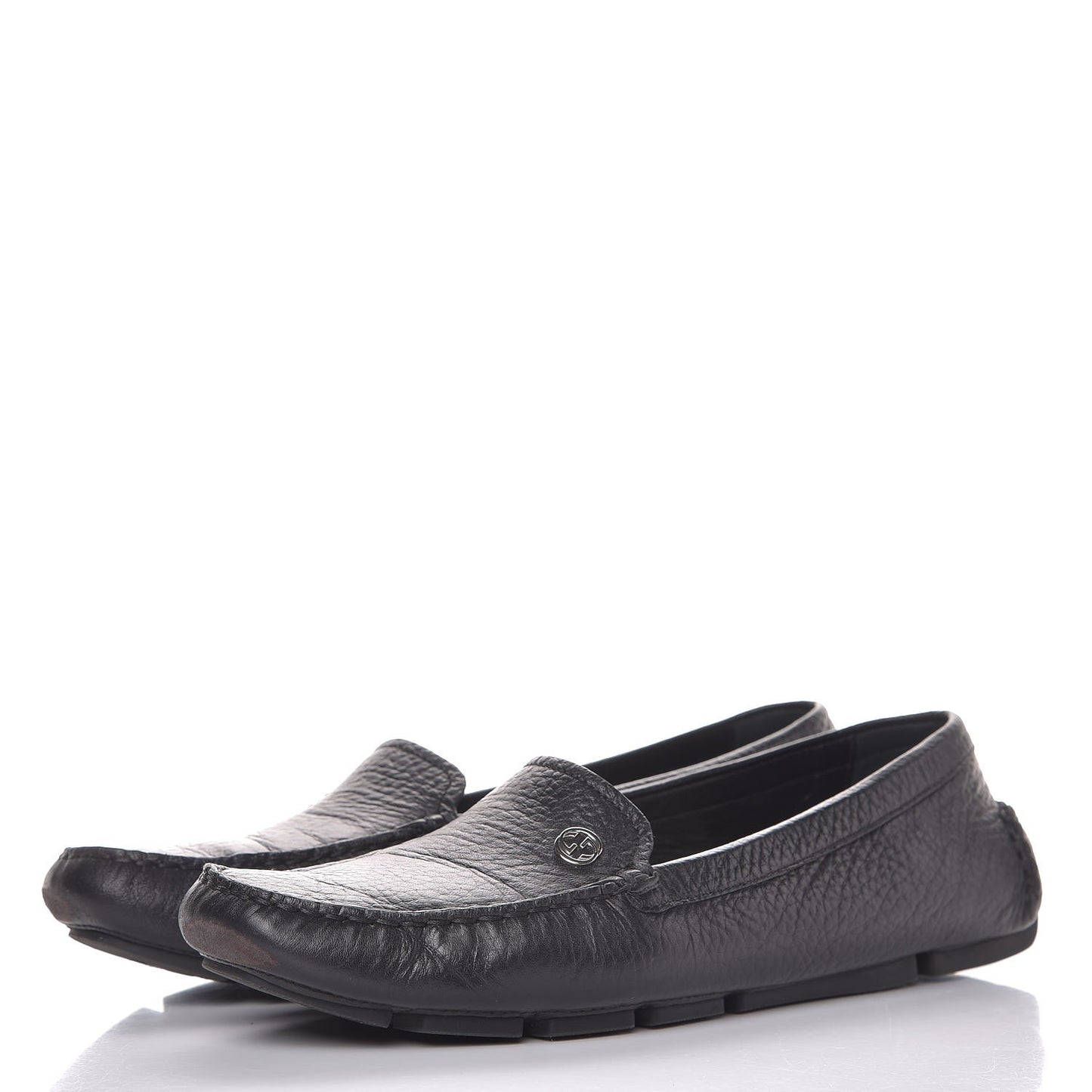 Cellarius Soft Interlocking G Driver Loafers 38.5 Black