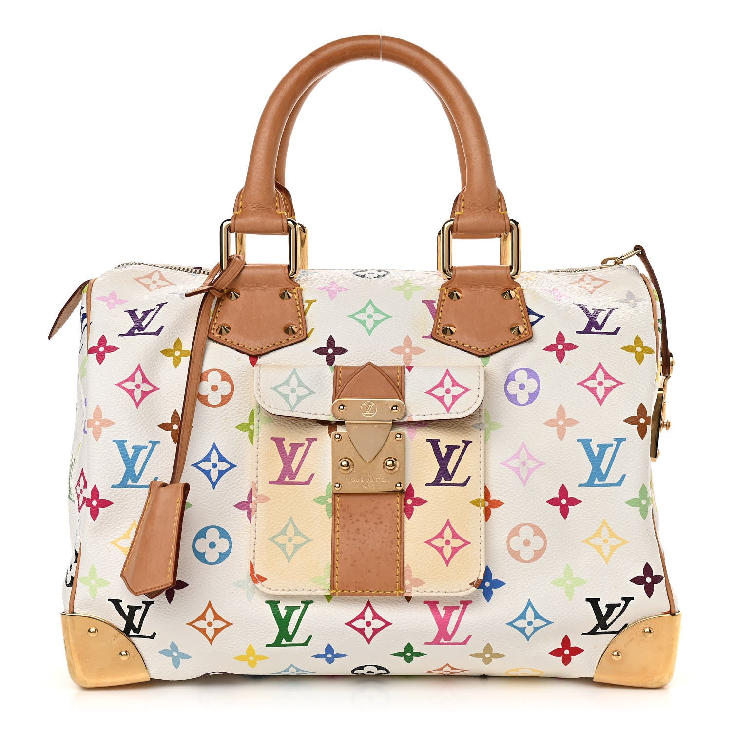 Louis Vuitton Monogram Multicolor Speedy 30 White 1 of 14