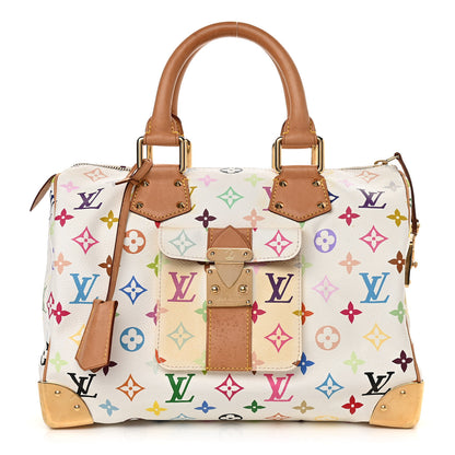 Louis Vuitton Monogram Multicolor Speedy 30 White 1 of 14