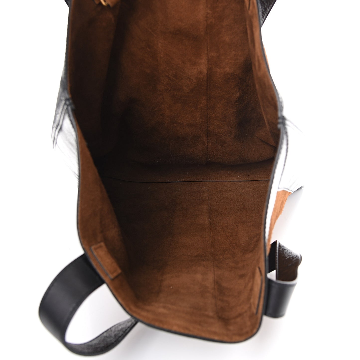 Suede Patent Web Large Ophidia Vertical Shopping Tote Nocciola Black