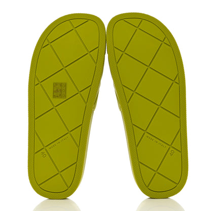 Bottega Veneta Rubber The Slider Sandals 40 Green 5 of 7