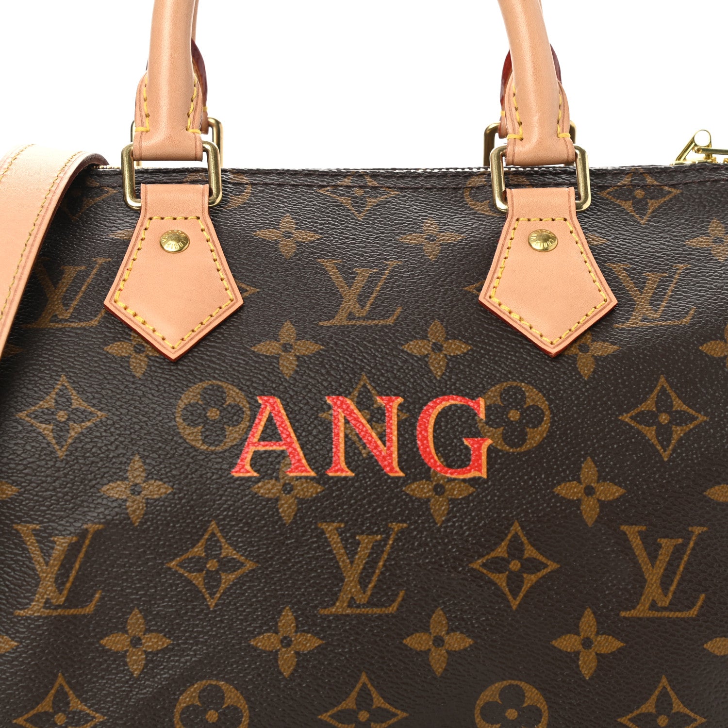 Louis Vuitton Monogram My LV Heritage Speedy Bandouliere 25 Rouge Orange 8 of 11
