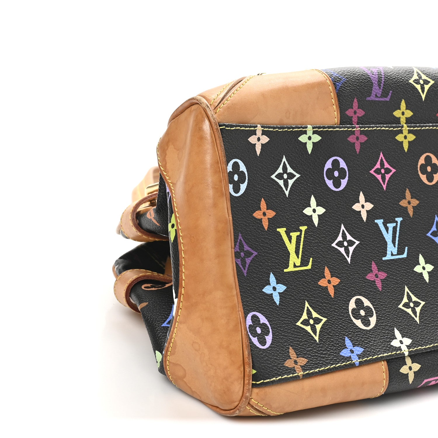 Louis Vuitton Monogram Multicolor Claudia Black 8 of 10