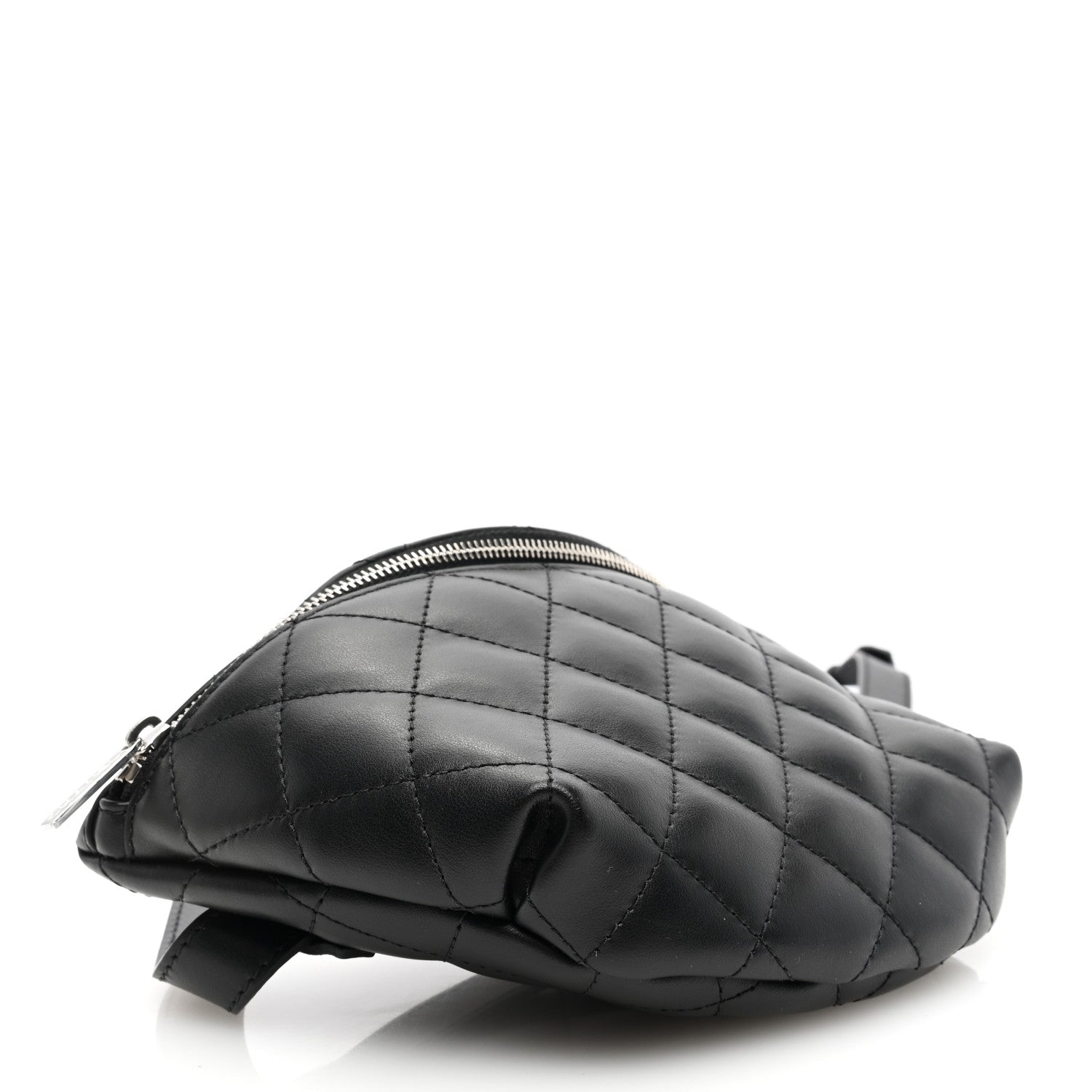 Chanel Lambskin Quilted Waist Belt Bag Black 4 of 10