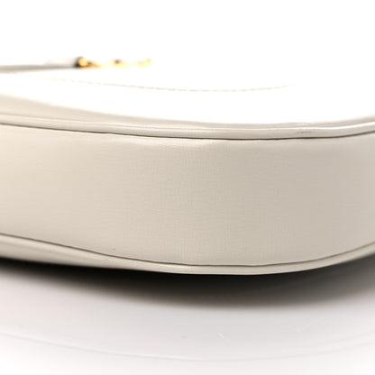Gucci Boarded Dyana Lux Calfskin Small Jackie 1961 Hobo Mystic White 9 of 9